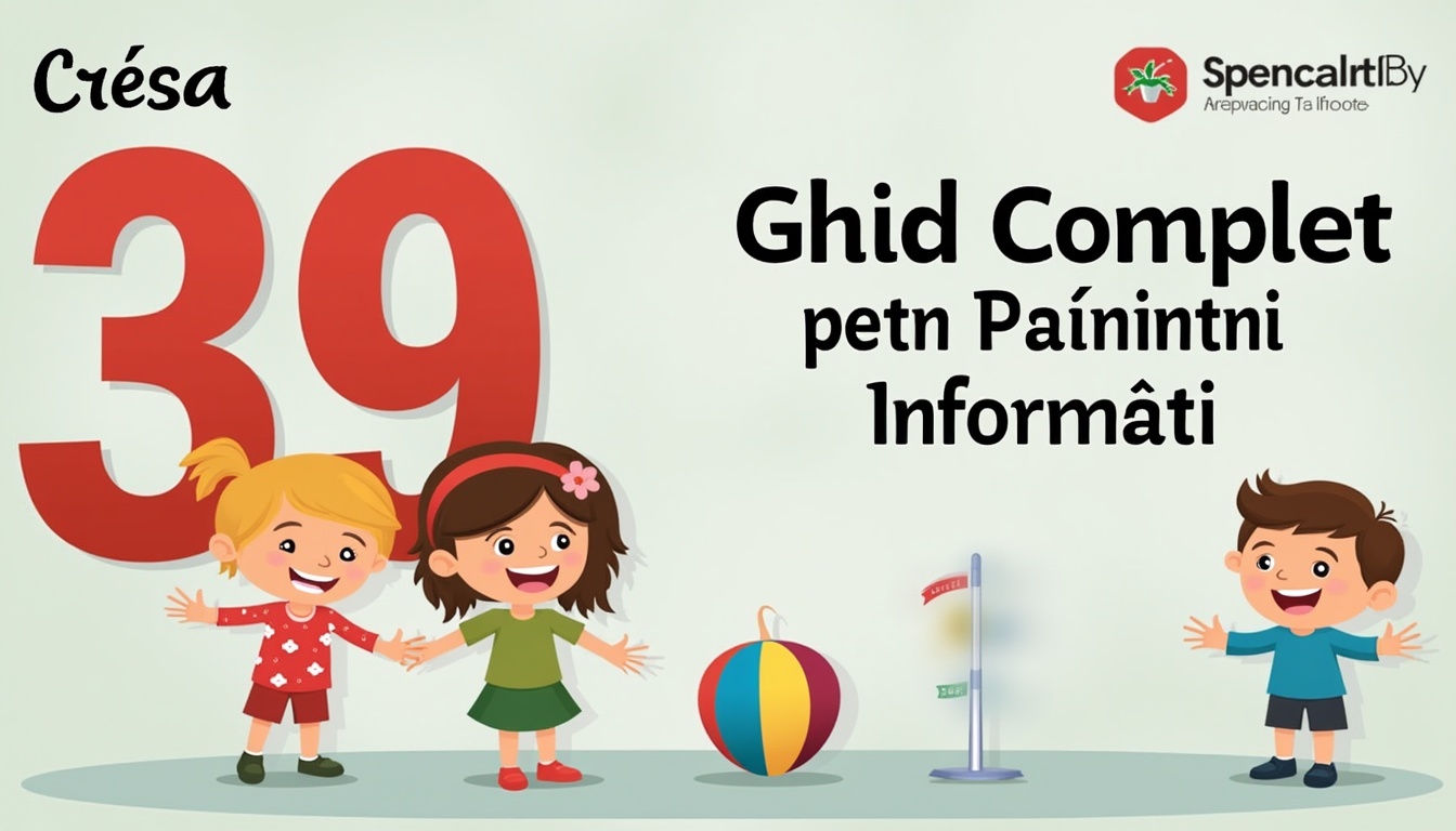 Copii fericiți jucându-se într-o cresa modernă din Ploiești